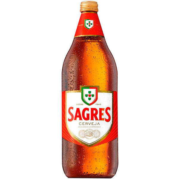 Sagres Cerveja Branca/ Sagres Bier 6 x 1 LTR.