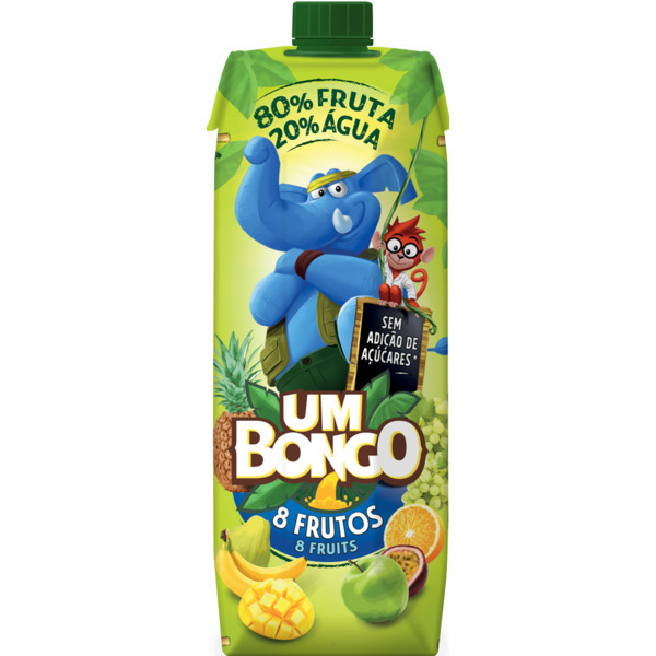 Um Bongo Sumo 8 Frutos / Um Bongo Vruchtensap 8 vruchten 1 Ltr.