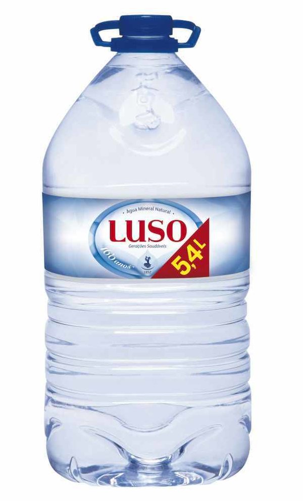 Água Mineral Natural Luso / Mineraalwater zonder gas Luso 5,4 Ltr.