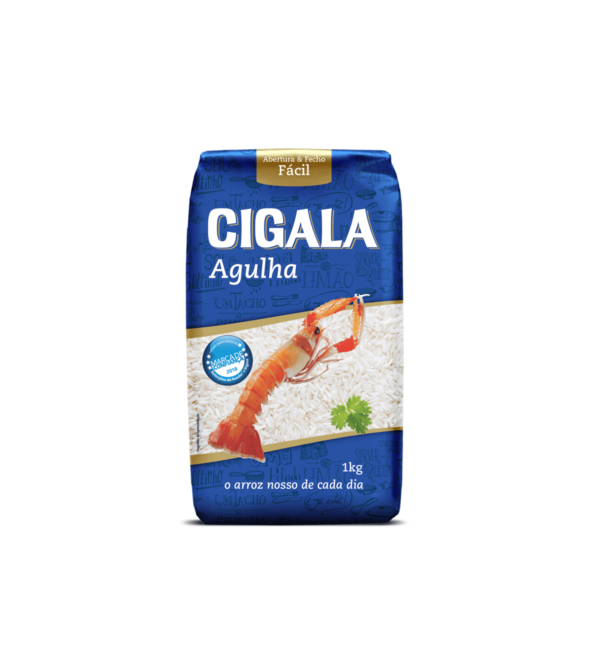 Arroz Cigala Agulha 1 Kg. / Rijst Cigala dunne rijst 1 Kg.