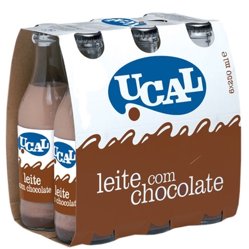 Leite Ucal com Chocolate / Chocolademelk Ucal 6 x 33 Cl.