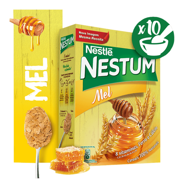Nestum com Mel / Ontbijt pap Nestum Honing 300 Gr.