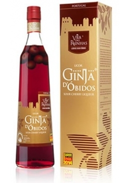 Licor Ginja D'Obidos com Fruto 0,70 cl / Ginja D'Obidos likeur met fruit 0,70 cl