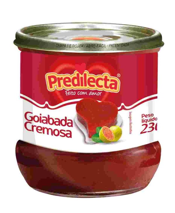 Goiabada Cremosa Predilecta 230 Gr frasco / Guave Creme Braziliaanse lekkernij 230 Gr.
