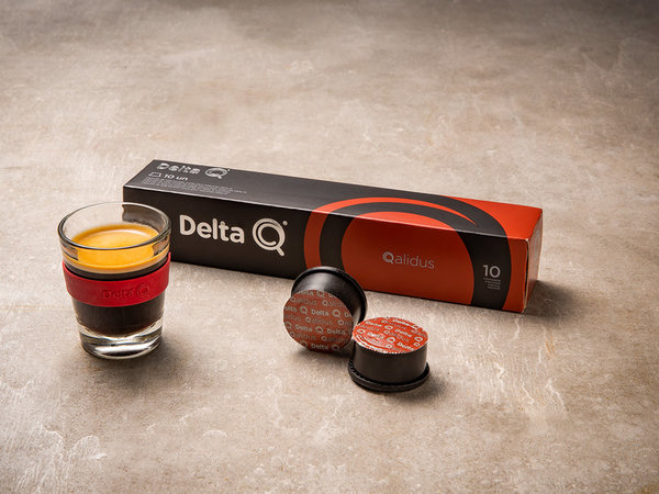 Café Delta Q Qualidus capsules / Delta koffie capsules Qualidus 10 stuks/unidades.