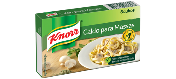 Caldo Knorr Massas / Bouillon Knorr Pasta's 8 blokjes totaal 80 Gr.