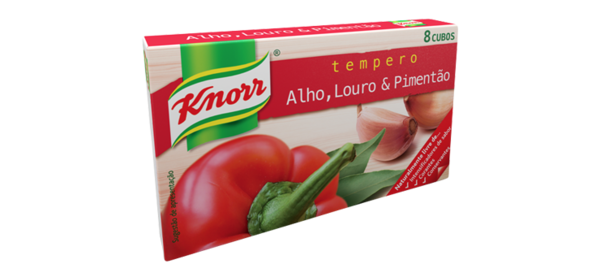 Caldo Knorr T-Horta Pimento&Louro / Bouillon Knorr T-Horta Peper&Laurier 8 blokjes totaal 80 Gr.