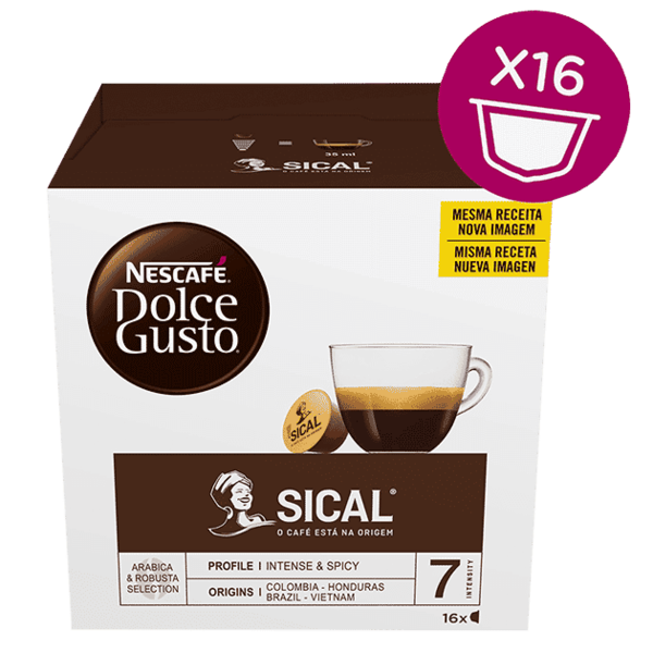 Sical Cafe Dolce Gusto Capsulas / Sical Dolce Gusto Capsules 16 stuks