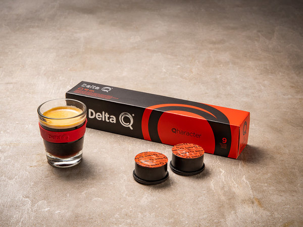 Café Delta Q Qharacter capsules / Delta koffie capsules Qharacter 10 stuks/unidades.
