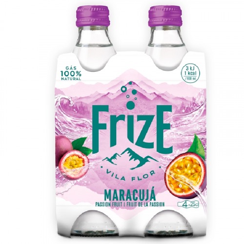 Agua Frize Maracuja / Water met Maracuja smaak 4 x 25 Cl. garafa/flesje