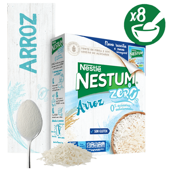 Nestum Arroz Sem Gluten / Ontbijtpap Nestum Met Rijst zonder Gluten 250 Gr.