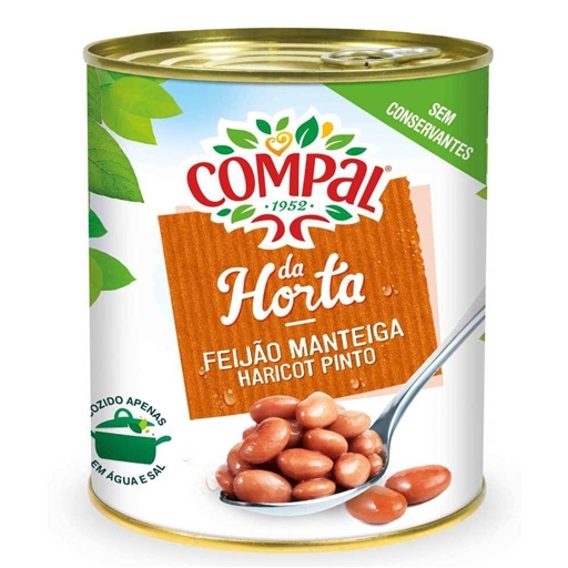 Compal Feijão Manteiga Lata / Boter Bonen Compal Blik 850 Gr.