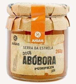 Doce de Abóbora / Marmelade van Pompoen 280 Gr. Quinta Jugais uit de Serra da Estrela Portugal.