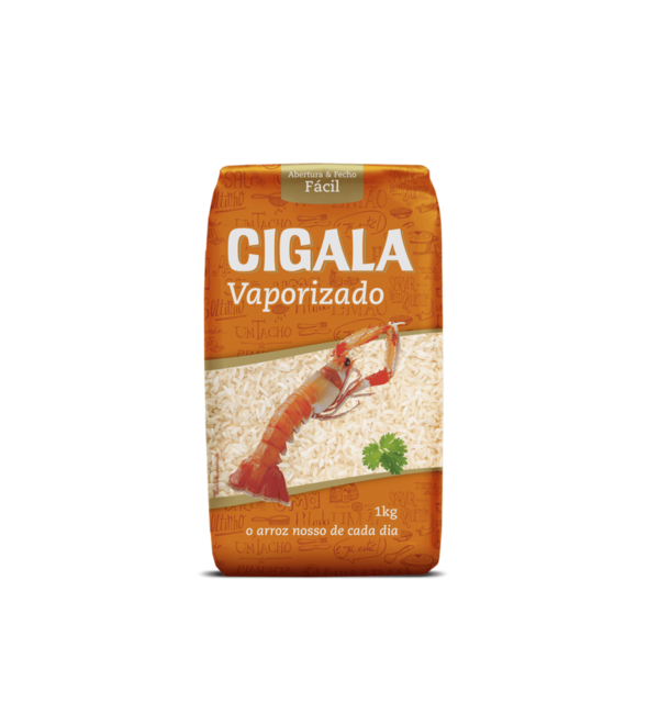 Arroz Cigala Vaporizado 1 Kg. / Rijst Cigala gevaporiseerde rijst 1 Kg.
