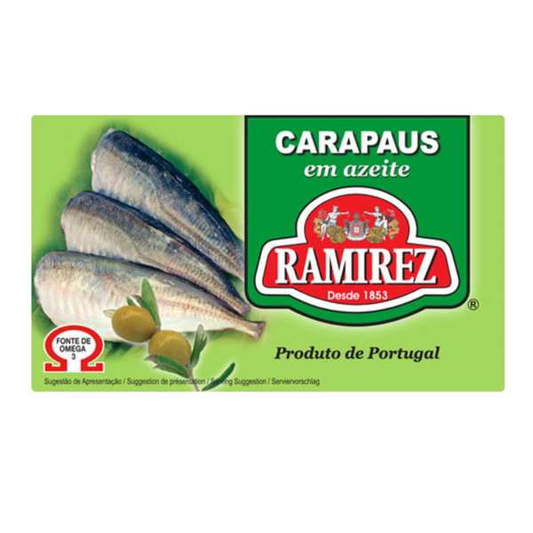 Ramirez Carapau em Azeite lata 90 g / Ramirez Carapau in Olijfolie 90 gr.