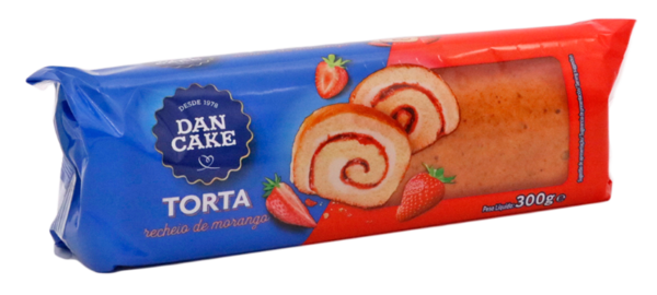 Dan Cake Torta com Recheio Morango / Dan Cake Taart met Aardbei vulling 300 Gr.