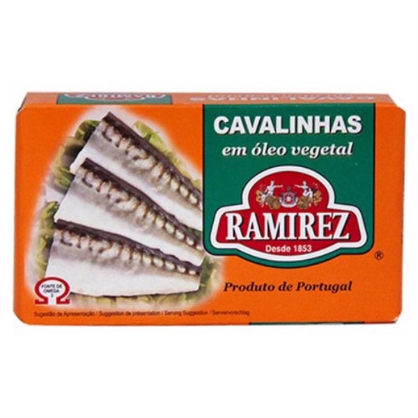 Ramirez Cavalhinhas Int. em Oleo 120 Gr / Makreelfilets in Olie