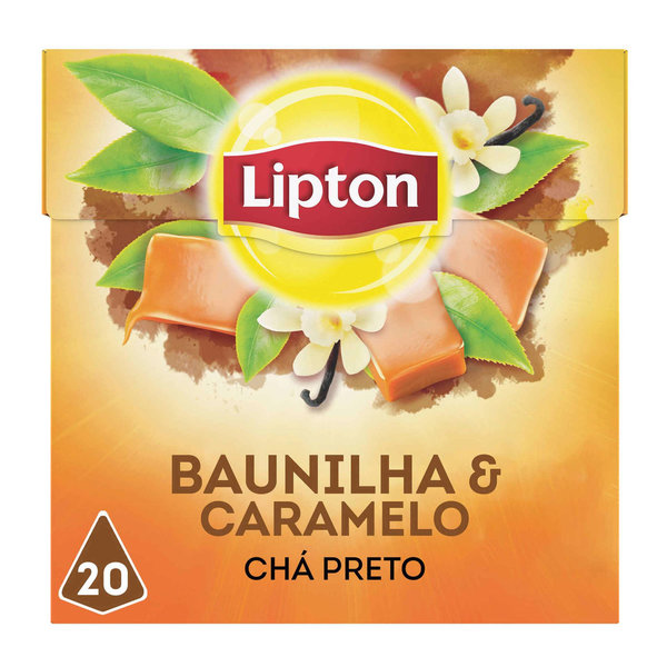 Lipton Cha Baunilha/Caramelo 20 saquetes