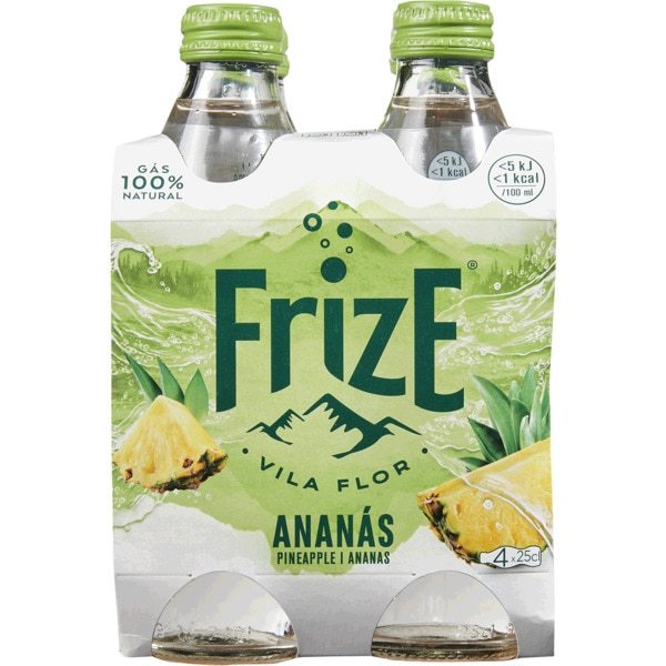 Agua Frize Ananas / Water met Ananas smaak 4 x 25 Cl. garrafa/flesje